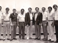 1984 en Lima, Peru. De Izquiera a derecha R. Loguzzo - C Barbieri - J. Miron - M Ortiz - Luis Palau - J Guillermo - J Caballero -  R Proietti