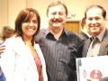 Carlos Barbieri con Judith Barbieri y Sam Rodriguez